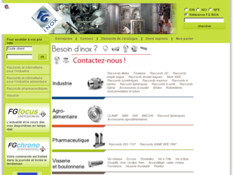 fginox.fr website preview