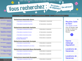 robinetterie-industrielle.telephone-adresse.com website preview