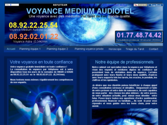 voyance-medium-audiotel.com website preview