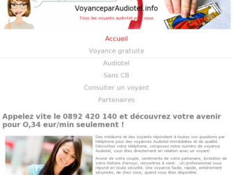 voyanceparaudiotel.info website preview