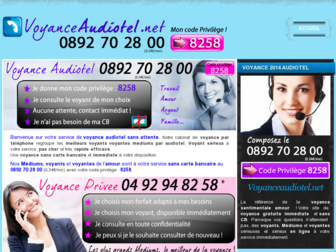 voyanceaudiotel.net website preview