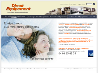 direct-equipement.com website preview