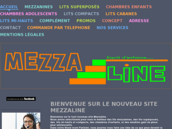mezzaline.com website preview