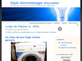 depot-electromenager.com website preview