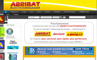 abribatelectromenager.fr website preview