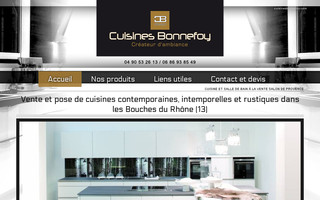 cuisinesbonnefoy.com website preview