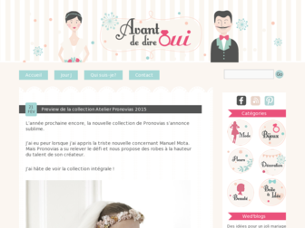 avantdedireoui.fr website preview