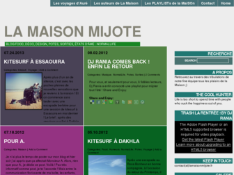lamaisonmijote.fr website preview