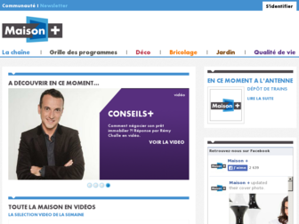 maison-plus.tv website preview