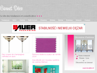 carnet-deco.fr website preview