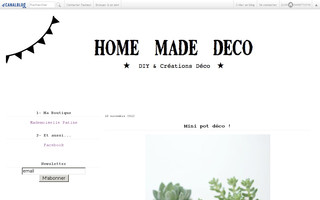 homemadedeco.canalblog.com website preview