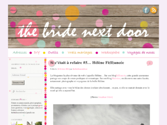 thebridenextdoor.fr website preview