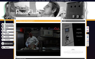 francechef.tv website preview