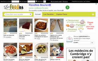 lesfoodies.com website preview