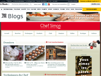 chefsimon.lemonde.fr website preview