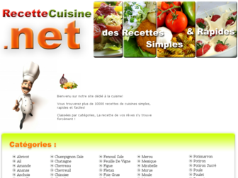 recettecuisine.net website preview