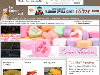 le-cuisinier.net website preview