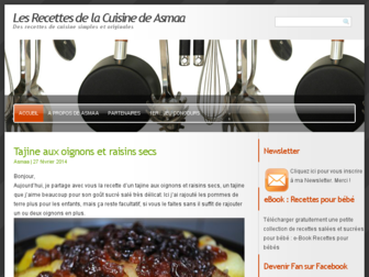 asmaacuisine.com website preview