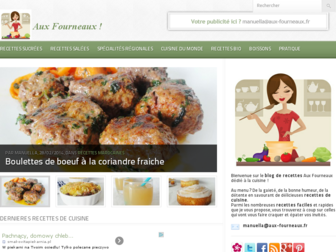 aux-fourneaux.fr website preview