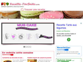 recette-parfaite.com website preview