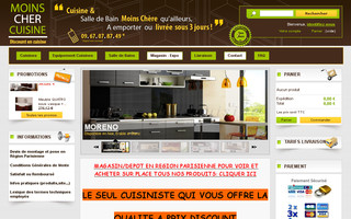 moinschercuisine.fr website preview