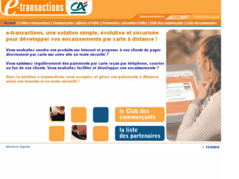 e-transactions.credit-agricole.fr website preview