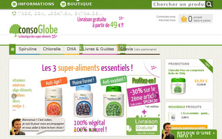 boutique.consoglobe.com website preview