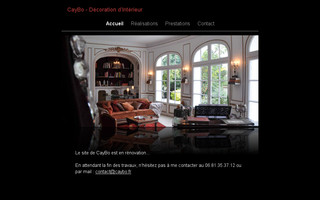 caybo.fr website preview