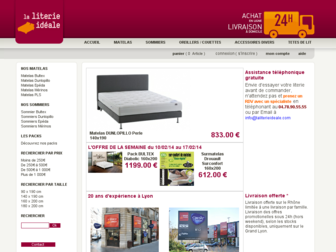 achat-literie-lyon.fr website preview