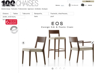100chaises.fr website preview