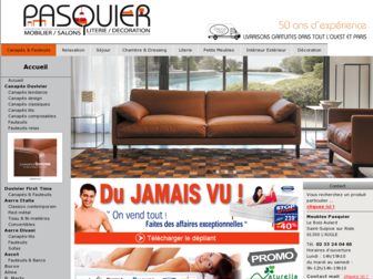 meublespasquier.fr website preview
