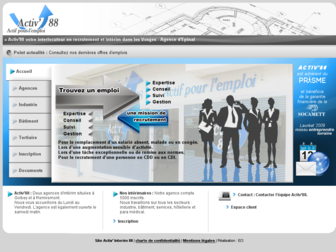 activ88-interim.com website preview