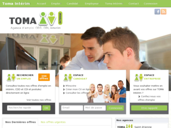 toma-interim.com website preview