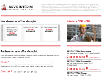 arveinterim.fr website preview