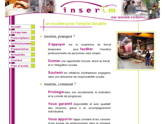 inserim.fr website preview