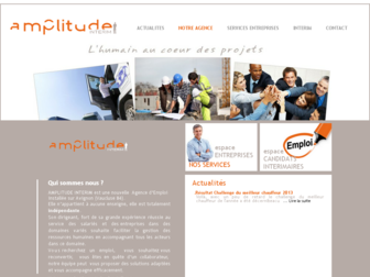 amplitudeinterim.fr website preview