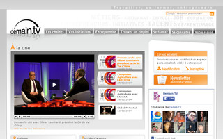 demain.fr website preview