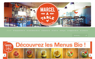 marcel-a-table.com website preview