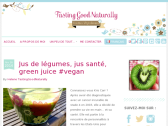 tastinggoodnaturally.com website preview