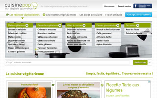 cuisinepop.com website preview