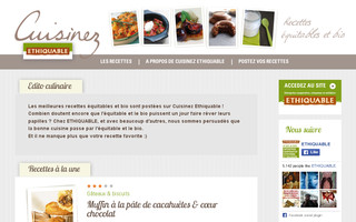 cuisinez.ethiquable.coop website preview