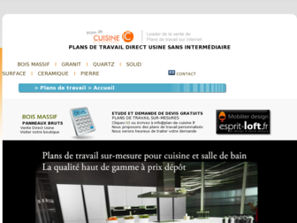 plan-de-cuisine.fr website preview
