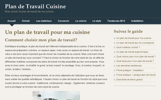 plandetravail-cuisine.com website preview
