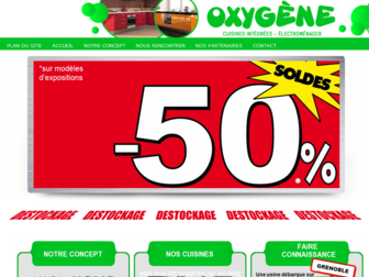 cuisines-oxygene.fr website preview