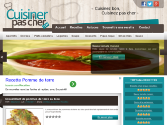 cuisiner-pas-cher.com website preview