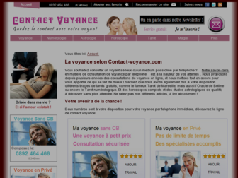 contact-voyance.com website preview
