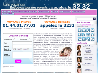 one-voyance.com website preview