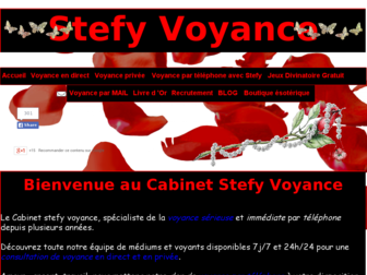 stefyvoyance.fr website preview