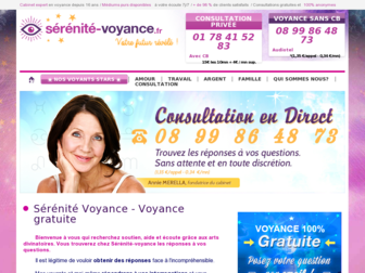serenite-voyance.fr website preview