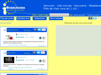 serruriers.eu website preview